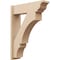 Ekena Millwork 7 1/2-in W x 26-in D x 34-in H Balboa Trad Rough Cedar Woodgrain TimberThane Outlooker, Primed Tan OUTUR075X26X34BOA04RCPR - alternate 1